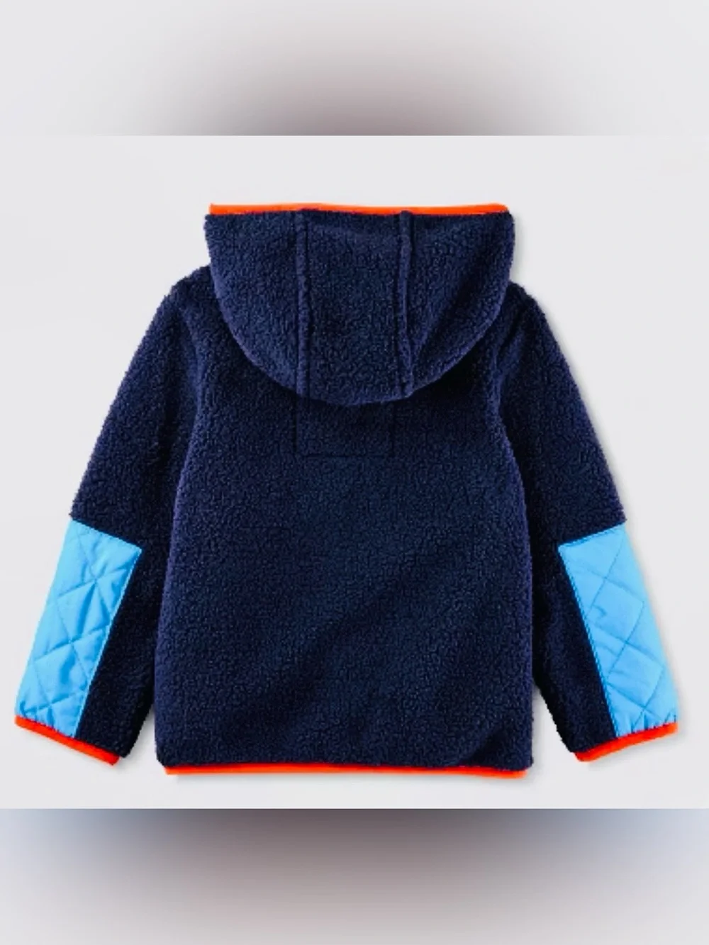 Cat & Jack Toddler Navy Blue Fleece Quilted Zip-Up Jacket - Size 5T